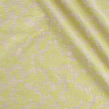 Jacquard rÚstico/floral verde