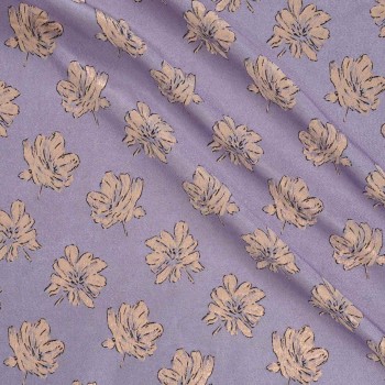 Lilac jacquard floral lam?