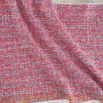 Tweed multicolor fuxia