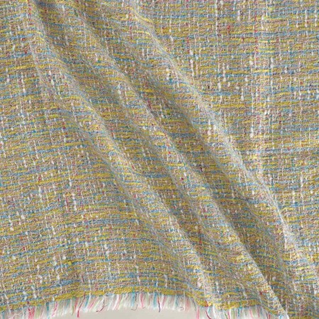 Tweed multicolor amarillo