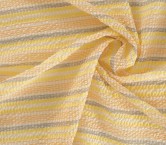 Orange yellow jacquard seersuc