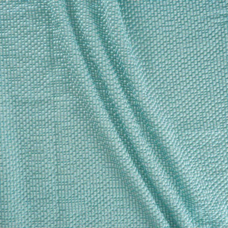 Blue jacquard seersucker