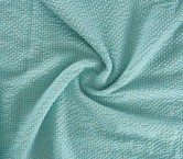 Blue jacquard seersucker