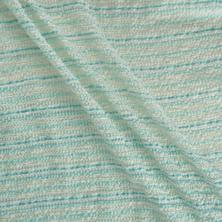 Jacquard seersucker azul