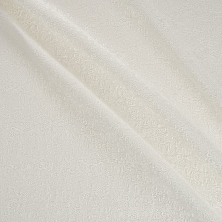White jacquard with relief