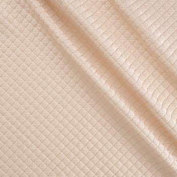 Beige jacq relief geom?tric