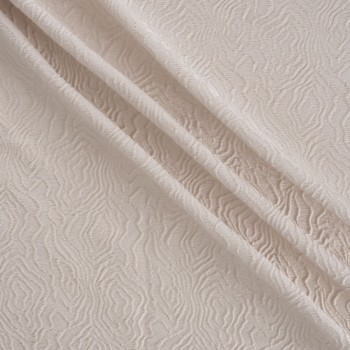 Beige jacquard relief