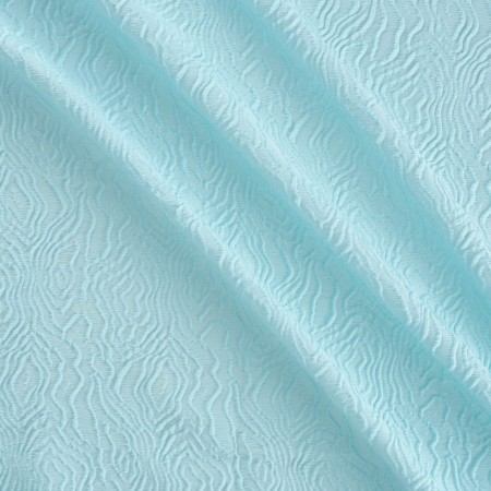 Turquoise jacquard relief