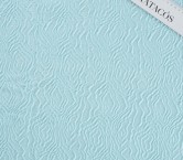 Turquoise jacquard relief
