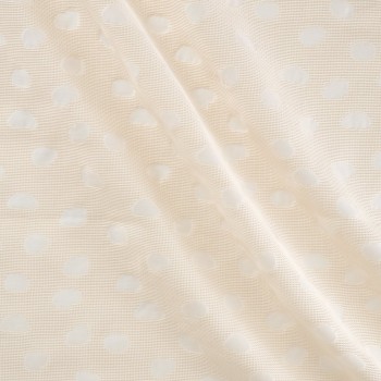 White jacquard relief