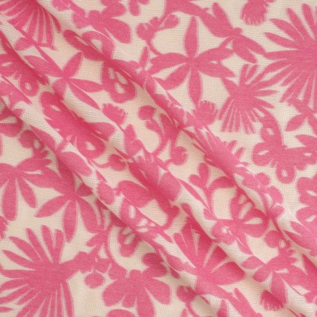 Pink jacq. rustic/floral