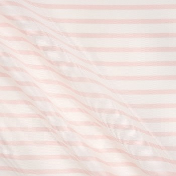 Pink mikado jacquard stripes