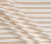 Beige jacquard stripes