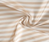 Beige jacquard stripes