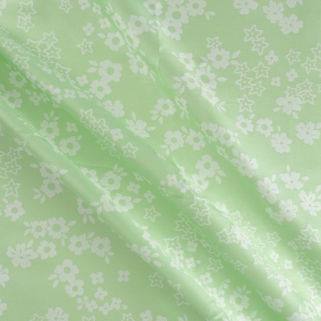 Green mikado jacquard