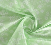 Green mikado jacquard