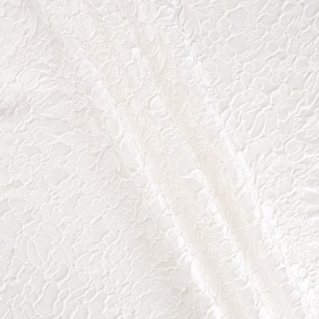 White jacq cloque flowers