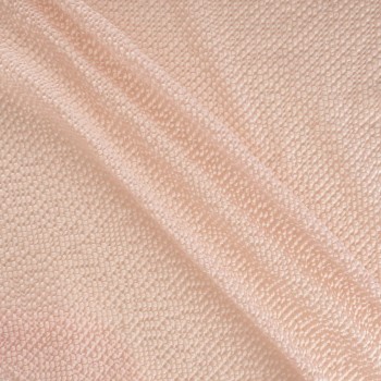 Pink jacquard seersucker