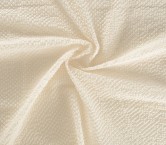 Ivory jacquard seersucker