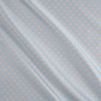 Sumon blue mikado jacquard topos pl