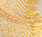 Jacquard rafia amarillo