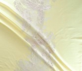 Jacquard floral lamÉ verde turquesa