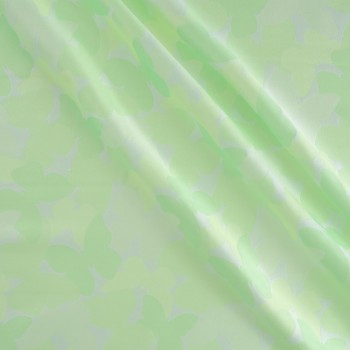 Green jacquard butterfly