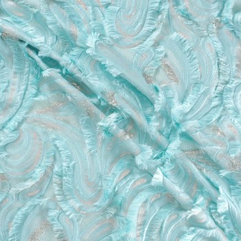 Green water jacquard fil coup?