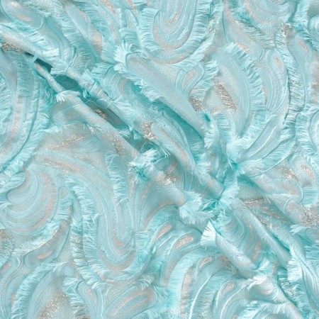 Jacquard fil coupÉ verde agua