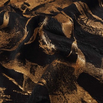 Black gold jacquard fil coup?