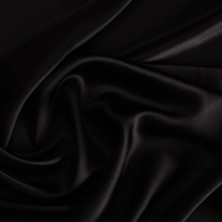 Black versalles silk satin