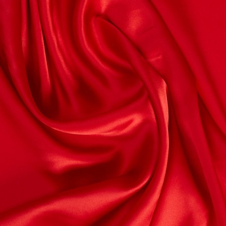 Red versalles silk satin