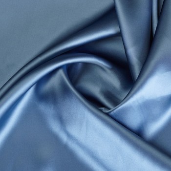 Blue versalles silk satin