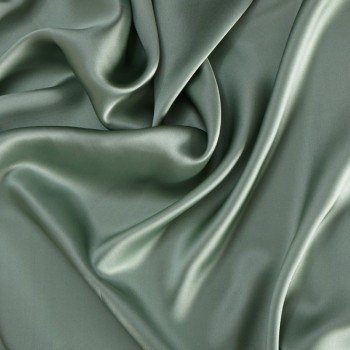 Basil green versalles silk satin