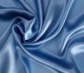 Blue versalles silk satin