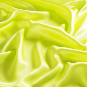 Acid green versalles silk satin