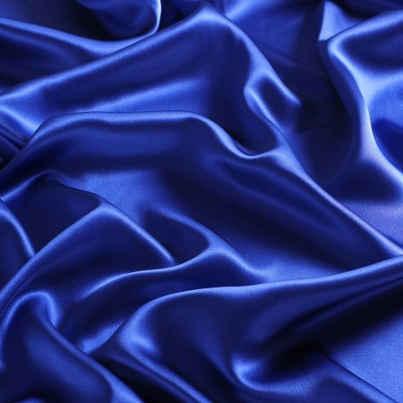 Blue versalles silk satin