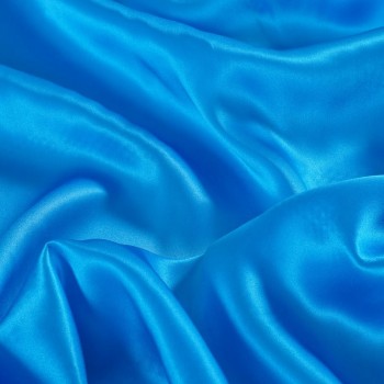 Blue turquoise versalles silk satin