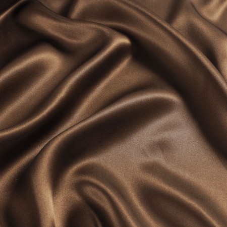 Brown versalles silk satin