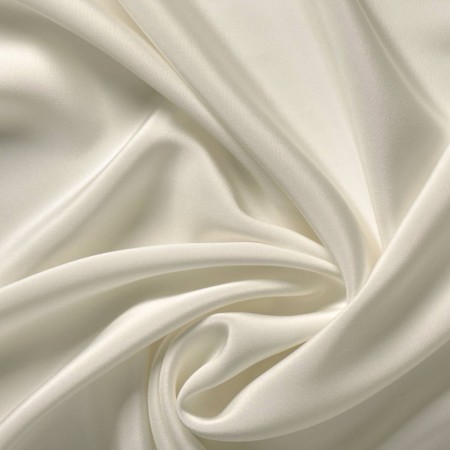 White letizia silk cr?pe 40mm