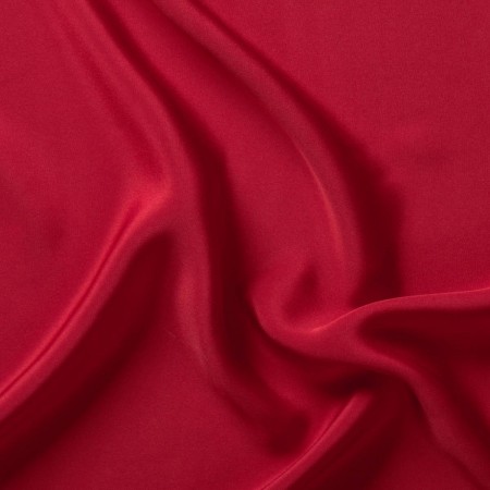 Red letizia silk cr?pe 40mm