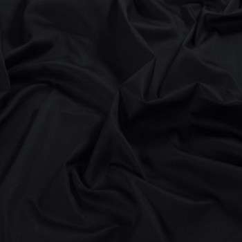Black dallas satin cotton stretch