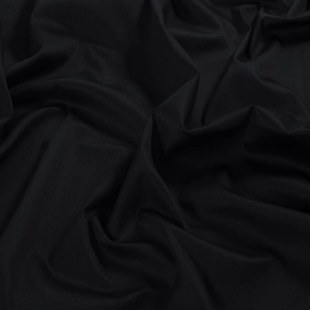 Black dallas stretch satin cotton