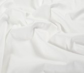 White dallas stretch satin cotton