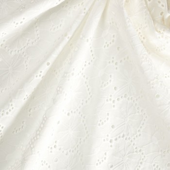 Bordado algodon blanco