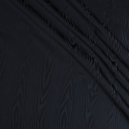 Black van gogh moirÉ taffeta