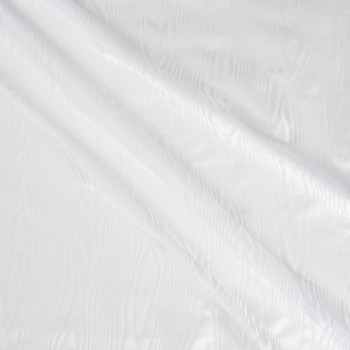 White raso jacquard muarÉ