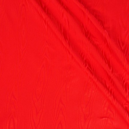 Red van gogh moirÉ taffeta