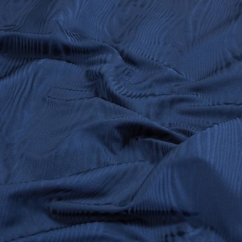 Marine raso jacquard muarÉ