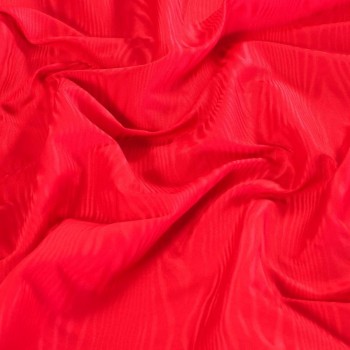 Raspberry raso jacquard muarÉ